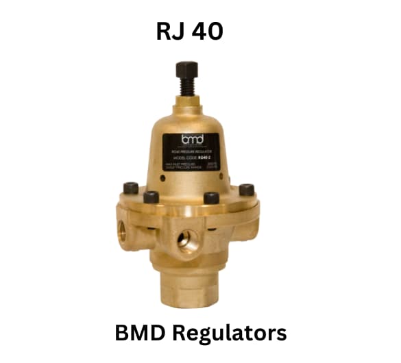 Gold RJ40 BMD Regulators displayed prominently, showcasing their elegant design and quality craftsmanship