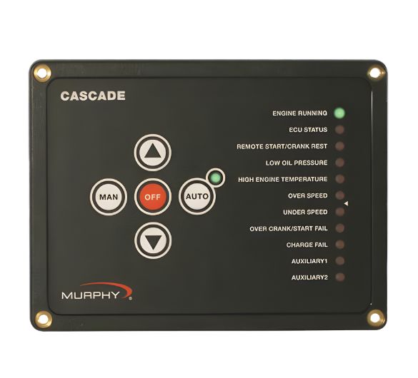 Cascade controller installed on engine control panel for automatic start stop