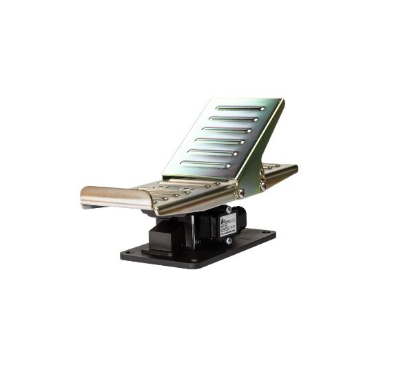 Electronic Rocker Pedal 964 000 series - heavy-duty industrial throttle control with die-cast aluminum base and IP69K waterproof rating