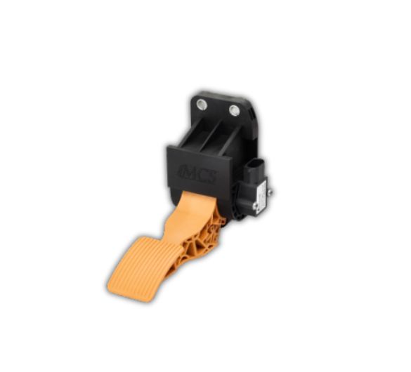 Electronic Suspended Throttle Pedal 963 000 series - IP69K heavy-duty drive-by-wire foot pedal with AMP connector