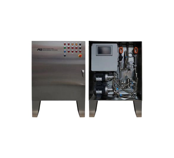 FTSD 2005 automated diesel exhaust fluid transfer system with NEMA 4X stainless steel enclosure