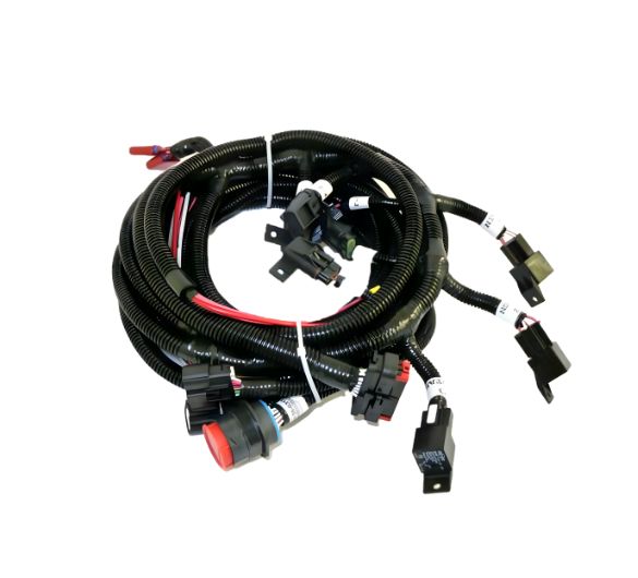 Industrial engine harness for OEM engine connectivity