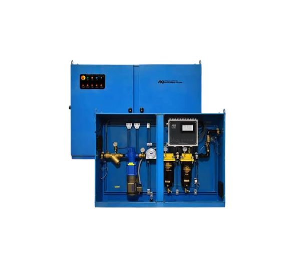 STS 6030 and STS 7030 fuel polishing system – automated 30 GPM diesel fuel polisher with NEMA enclosure