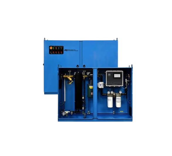 Automated STS 6040 fuel polishing system inside NEMA-rated industrial enclosure