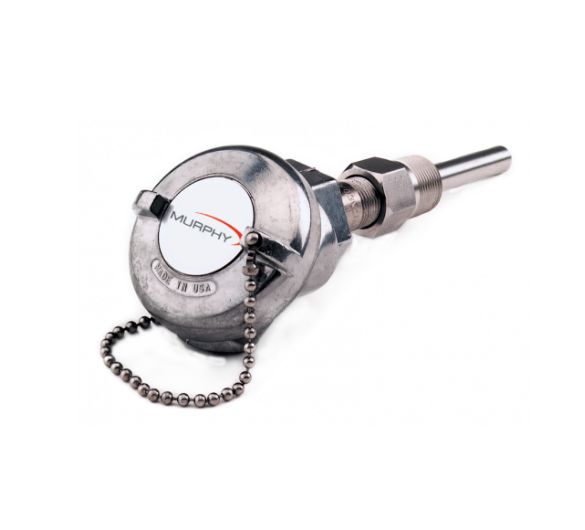 TC RTD and RTDT Series thermocouple RTD temperature sensor assemblies with 304 stainless steel thermowell and NEMA 4 cast aluminum connecting head for industrial process temperature measurement